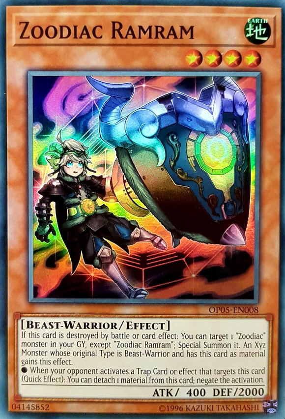Ramram Zoodíaco [OP05-EN008] Súper Raro 