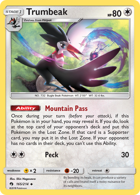 Trumbeak (165/214) [Sol y Luna: Trueno Perdido] 