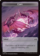 Copy // Dragon (0014) Double-Sided Token [Tarkir: Dragonstorm Commander Tokens]-1