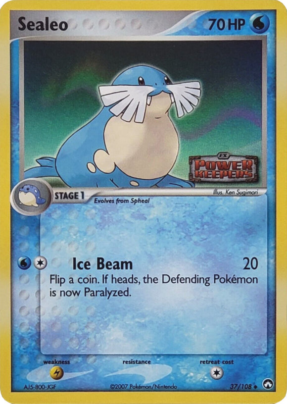 Sealeo (37/108) (Estampado) [EX: Guardianes del poder] 