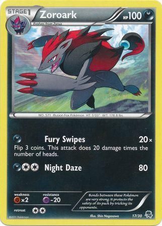 Zoroark (17/30) [Blanco y negro: Kit de entrenamiento - Zoroark] 