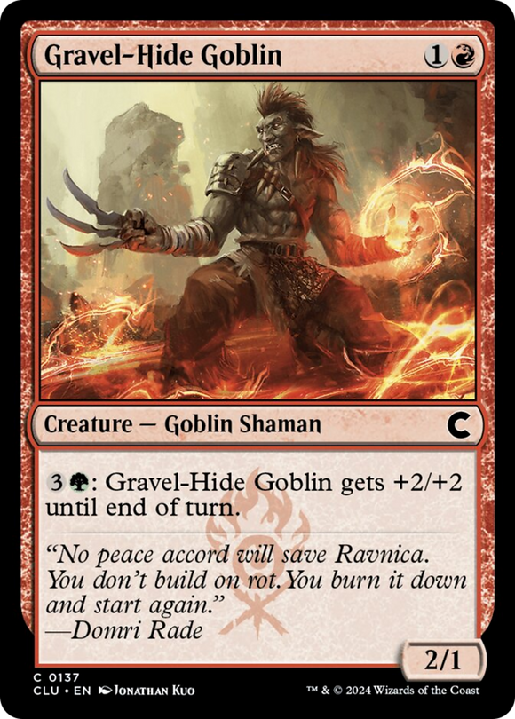 Duende de piel de grava [Ravnica: edición de pistas] 