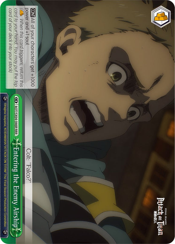 Entering the Enemy Airship (Foil) [Attack On Titan: Final Season]