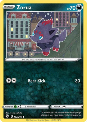 Zorua (102/203) [Espada y escudo: cielos en evolución] 