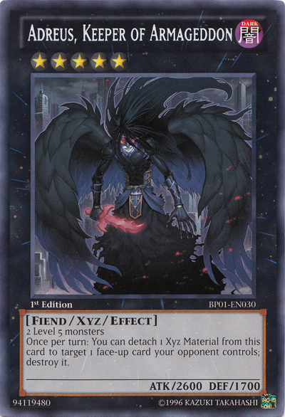 Adreus, guardián del Armagedón [BP01-EN030] Raro 
