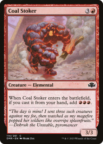 Atizador de carbón [Dominaria Remastered] 