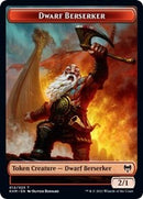 Dwarf Beserker // Bird Double-Sided Token [Kaldheim Tokens]-1
