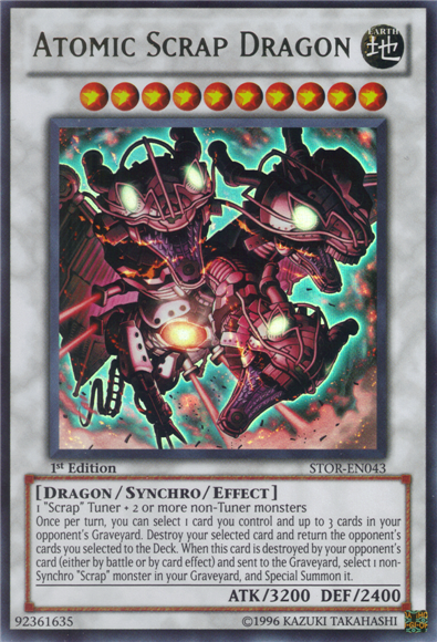 Dragón de chatarra atómica [STOR-EN043] Ultra raro 