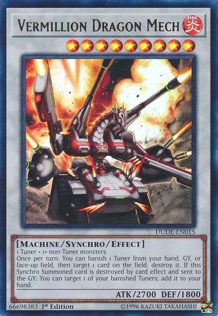 Dragón Mech Bermellón [DUDE-EN015] Ultra Raro 
