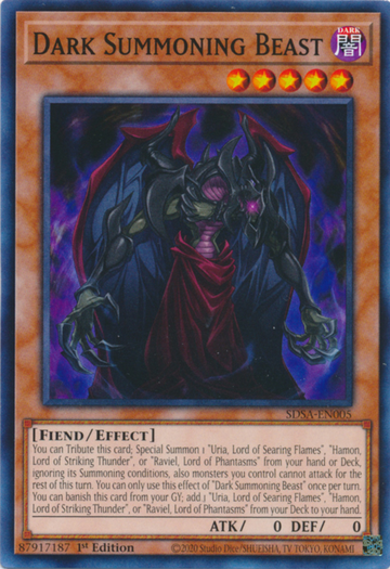 Bestia de invocación oscura [SDSA-EN005] Común 
