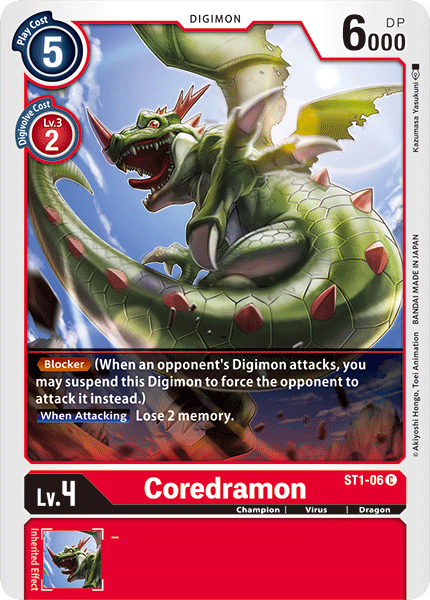 Coredramon [ST1-06] [Mazo inicial: Gaia Red] 