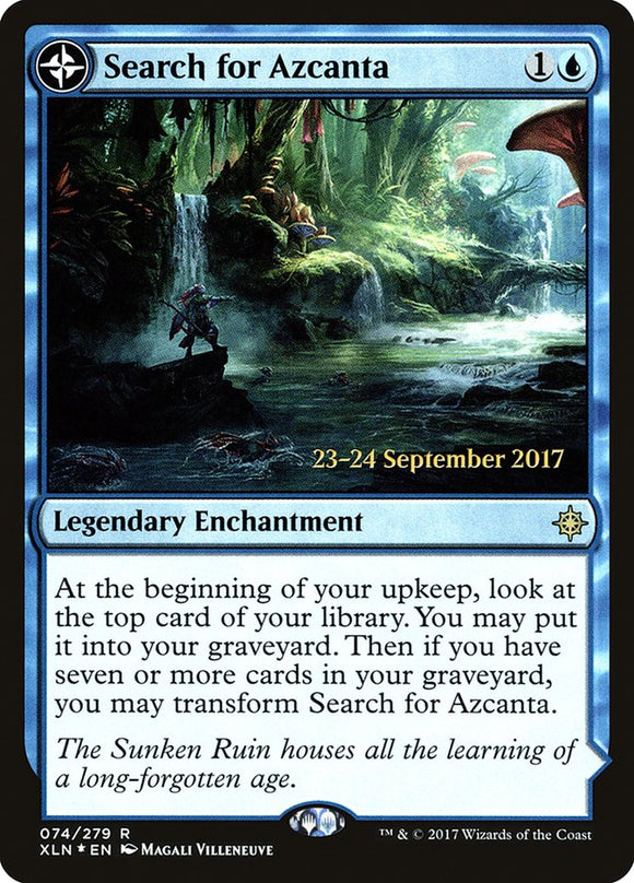 Búsqueda de Azcanta // Azcanta, la Ruina Hundida [Promociones de prelanzamiento de Ixalan] 