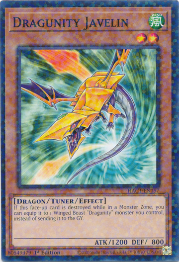 Jabalina Dragunity (Terminal de duelo) [HAC1-EN157] Común 