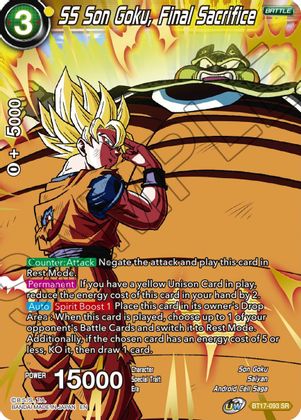 SS Son Goku, Sacrificio final (BT17-093) [Ultimate Squad] 