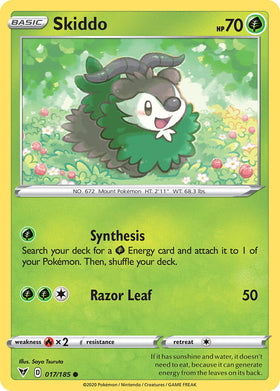 Skiddo (017/185) [Espada y escudo: voltaje vívido] 