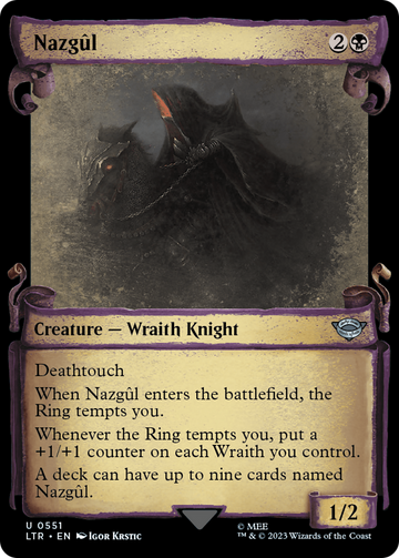 Nazgul (0551) [Pergaminos de presentación de El Señor de los Anillos: Cuentos de la Tierra Media] 