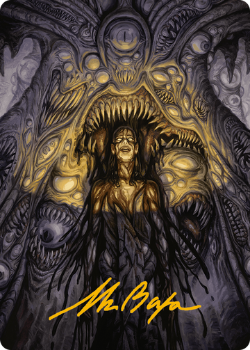 Tarjeta de arte de pesadilla ctónica (firma estampada en dorado) [Serie de arte Modern Horizons 3] 