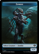 Spirit (0039) // Zombie (0013) Double-Sided Token [Commander Masters Tokens]-2