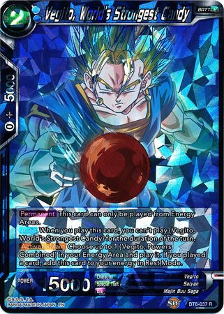 Vegito, el caramelo más fuerte del mundo (BT6-037) [Destroyer Kings] 