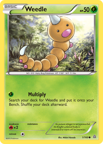 Weedle (1/160) [XY: Choque primigenio] 