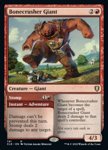 Gigante Aplastahuesos // Pisotón [Commander Legends: Battle for Baldur's Gate] 