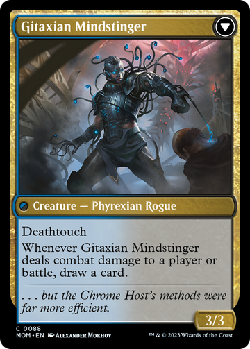 Aetherblade Agent // Gitaxian Mindstinger [March of the Machine] - 0