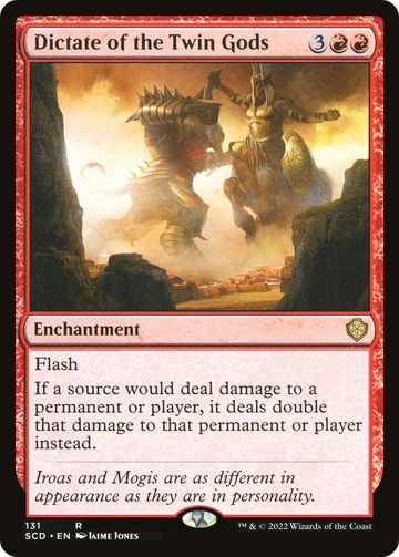 Dictado de los Dioses Gemelos [Mazos iniciales de Commander] 