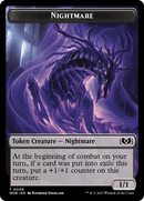 Nightmare // Food (0011) Double-Sided Token [Wilds of Eldraine Tokens]-1