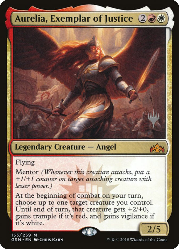 Aurelia, ejemplar de justicia (paquete promocional) [Promociones de Gremios de Rávnica] 