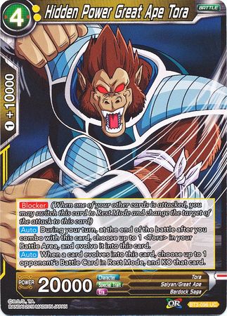 Poder Oculto: Gran Simio Tora (BT3-096) [Mundos Cruzados] 