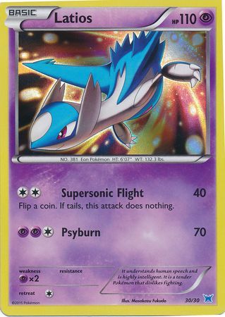 Latios (30/30) [XY: Kit de entrenamiento 2 - Latios] 