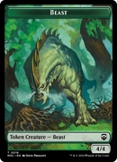 Beast (0016) (Ripple Foil) // Copy Double-Sided Token [Modern Horizons 3 Commander Tokens]-1
