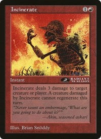 Incinerar (de gran tamaño) [Cartas de gran tamaño] 