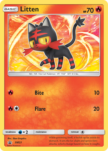 Litten (SM23) [Sol y Luna: promociones de Black Star] 