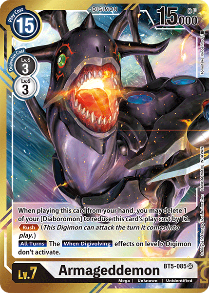 Armageddemon [BT5-085] (Arte alternativo) [Batalla de Omni] 