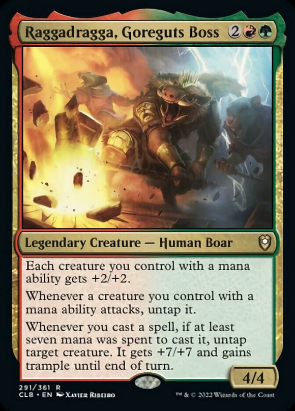 Raggadragga, jefe Goreguts [Commander Legends: Batalla por Baldur's Gate] 