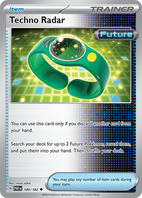 Radar tecnológico (180/182) [Scarlet &amp; Violet: Paradox Rift] 