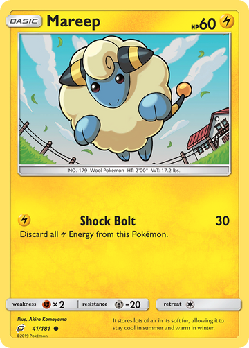 Mareep (41/181) [Sol y Luna: Trabajan juntos] 