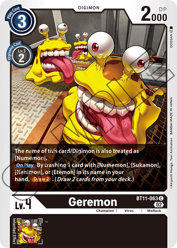 Geremon [BT11-063] [Fase Dimensional] 