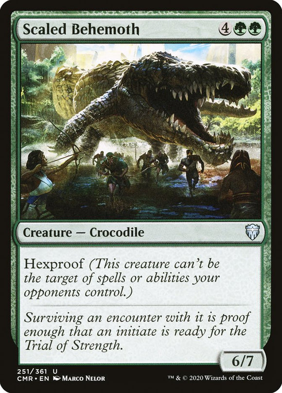 Behemoth escamado [Commander Legends] 