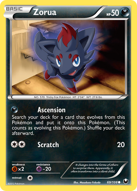 Zorua (69/108) [Blanco y negro: Exploradores oscuros] 