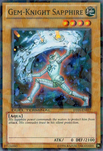 Caballero gema zafiro [DT05-EN017] Común 