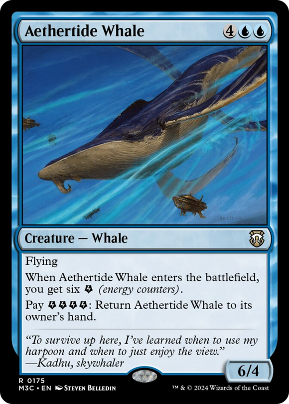 Ballena de marea etérea [Comandante de Modern Horizons 3] 