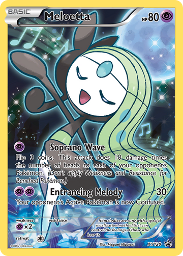 Meloetta (XY120) [Promociones de XY: Black Star] 