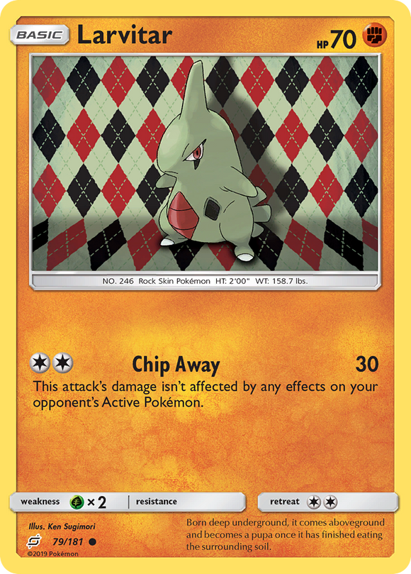 Larvitar (79/181) [Sol y Luna: Trabajan juntos] 