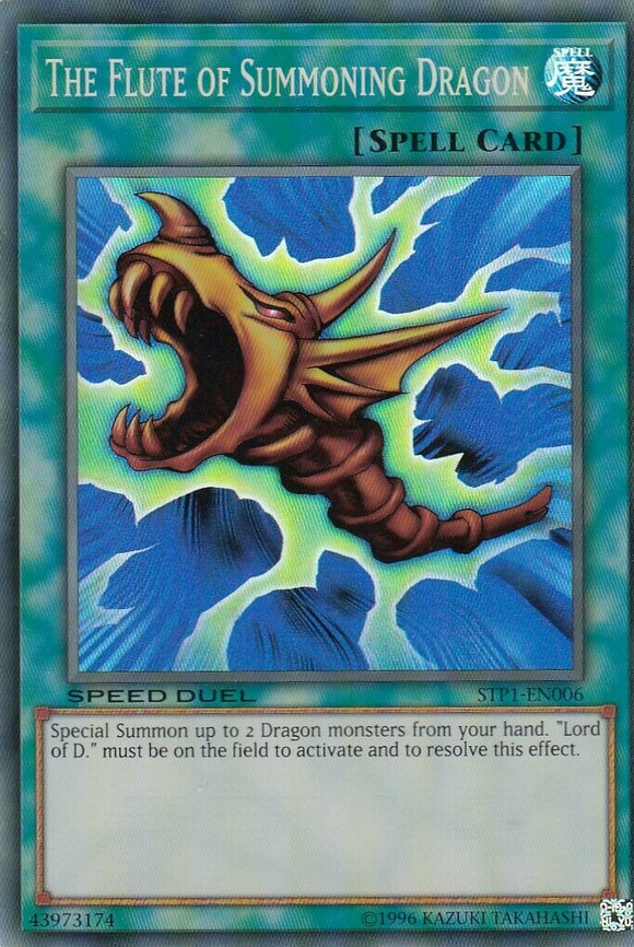 La flauta del dragón invocador [STP1-EN006] Súper rara 