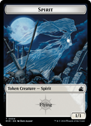 Ficha de doble cara de pájaro/espíritu (0004) [Fichas remasterizadas de Ravnica] -2