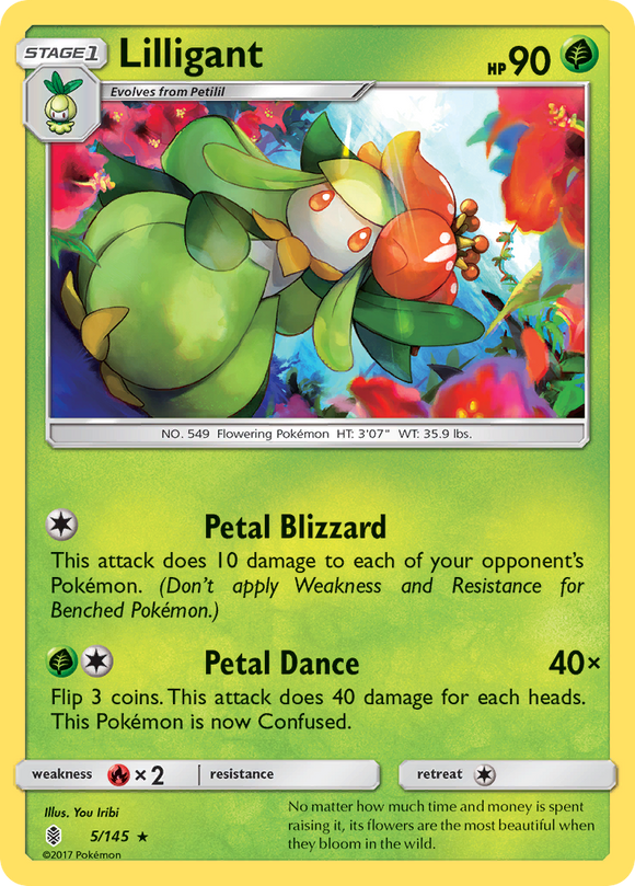 Lilligant (5/145) [Sol y Luna: Guardianes en ascenso] 