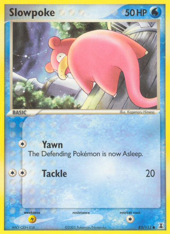Slowpoke (83/113) [EX: Especie Delta] 