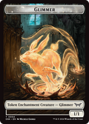 Glimmer // Gremlin Double-Sided Token [Duskmourn: House of Horror Tokens]-1